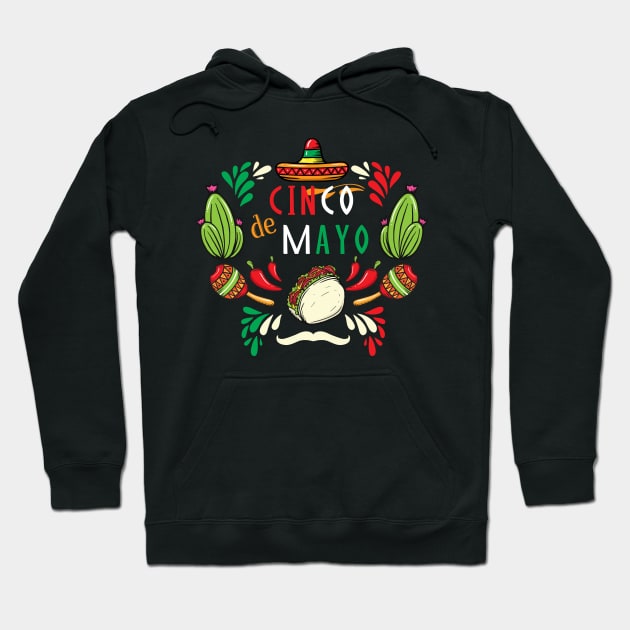 cinco de mayo - mexicano Hoodie by aldistar